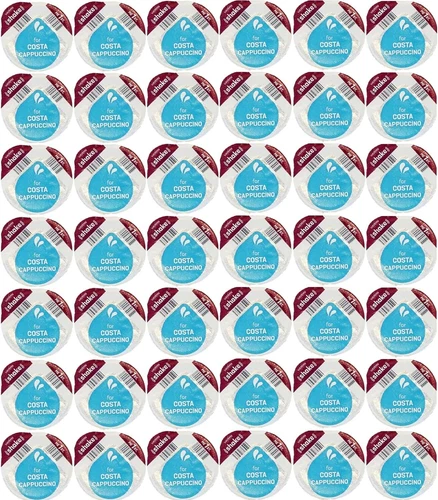 Tassimo Costa Cappuccino Milk Creamer Pods ONLY 8 16 24 48 96 NO COFFEE PODS - Picture 3 of 7