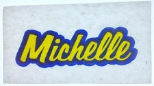 Original Vintage Michelle Mini Iron On Transfer