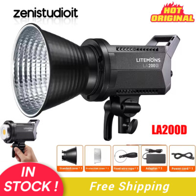 US Godox LA200D LED Light 230W Video Light Bowen Mount Continuous Studio Light