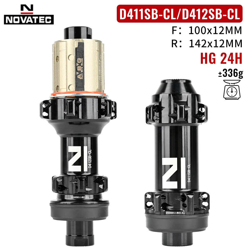 Road Bicycle Hubs 24 Holes Center Lock Disc Brake Thru Alex Hub 100x12/142x12MM