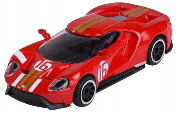 Majorette Ford GT Red Racing Cars 1:64 Scale 3 Inch Diecast Model Car