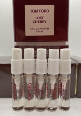  5X 2ML  Tom Ford Lost Cherry   EDP Sample Size Travel Spray 10 ML Total