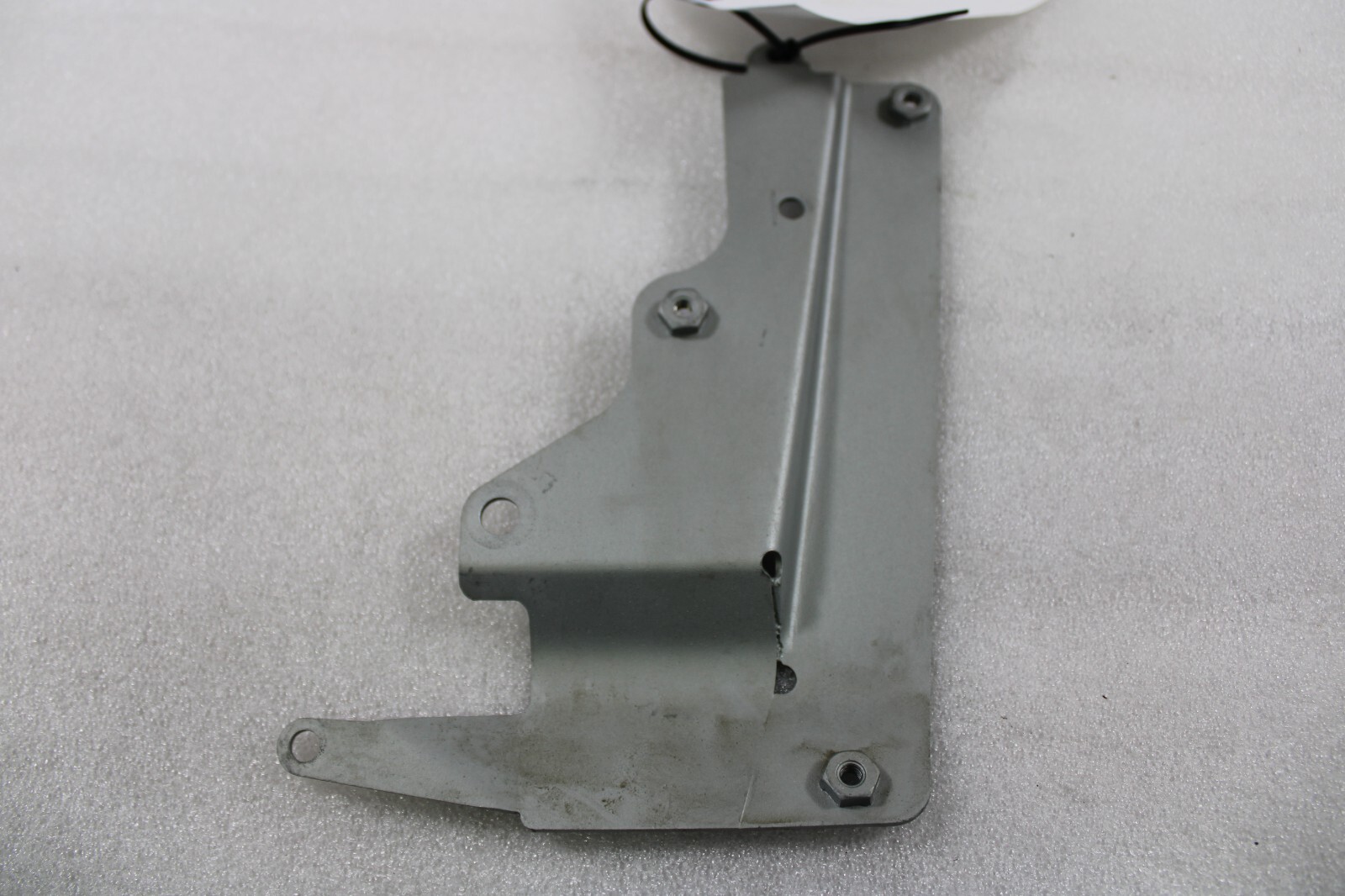 Ferrari 8 Tributo, LH, Left, Oil Pipe Shield Bracket, Used, P/N 909463