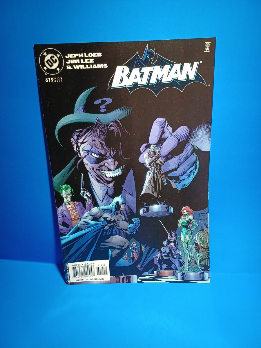 BATMAN #619 2ND PRINTING RIDDLER VARIANT COVER! HUSH! JIM LEE! VF
