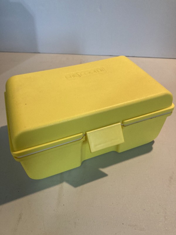 Mini CLIK COOLER - Juice Box/Soda - Insulated Yellow, Outer Circle Products 1990