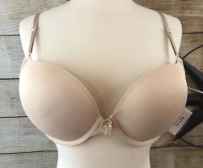 Smart & Women's MAXIMUM Cleavage Underwire Push up Bra Beige Size 34c Js3  for sale online