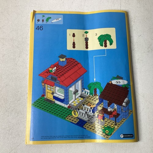LEGO Creator 3 in 1 Set 7346 Seaside House Instruction Manual Only - Picture 3 of 7