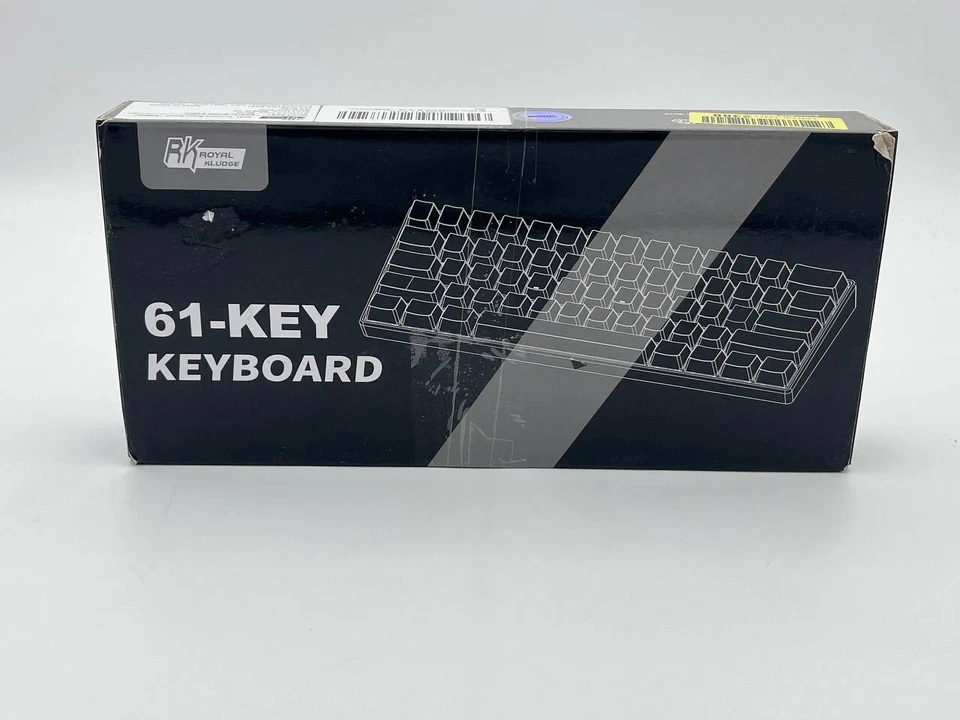 RK ROYAL KLUDGE RK61 60% RGB Keyboard, Wireless/Wired, Brown Switches, QWERTZ - Image 3 of 4