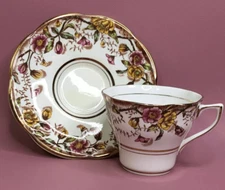 VINTAGE ROSINA DEMITASSE TEA COFFEE SET CUP & SAUCER SET ENGLAND FINE BONE CHINA
