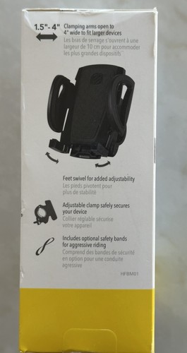 Scosche HFBM01 HandleIt Handlebar Bike Mount for Smartphones and GPS Devices New - Picture 3 of 4