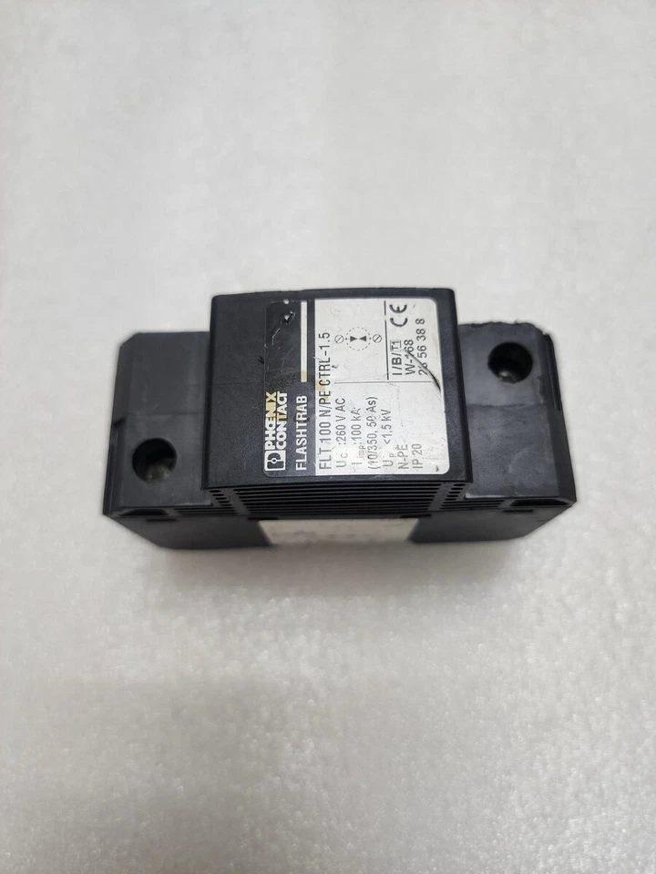 PHOENIX CONTACT FLT 100 N/PE CTRL-1.5 LIGHTNING ARRESTER 2856388 I/B/T1 W-168 - Image 2 of 4