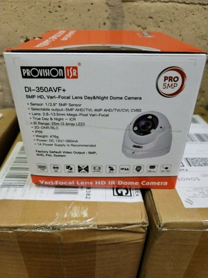 Provision ISR DI-350AVF+ 5MP HD, Vari-Focal Lens Day&Night Dome Camera