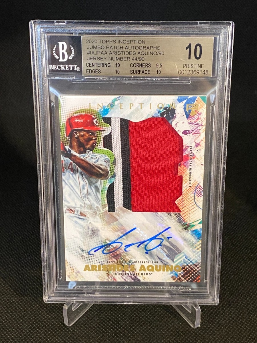 Aristides Aquino Topps Inception 直筆サイン Aristides Aquino RC 2020 Topps Inception Silver Signings