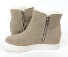 Steve Madden Wanda Sneaker — Faux Fur-Lined Suede Sneakers With Side Zipper & Hidden Wedge - View #6