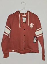Ladies Indiana Hoosiers Mia Snap Jacket Size SMALL Brand New With Tags
