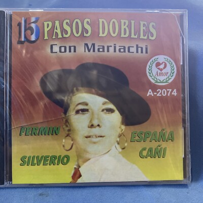 Mariachi Mexico de Pepe Villa 15 Pasos Dobles con Mariachi CD New Sealed 