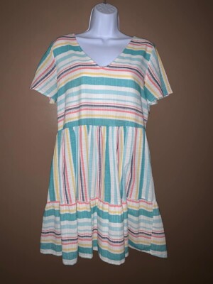 Alter d State Stripe Dress Size Small S NWOT