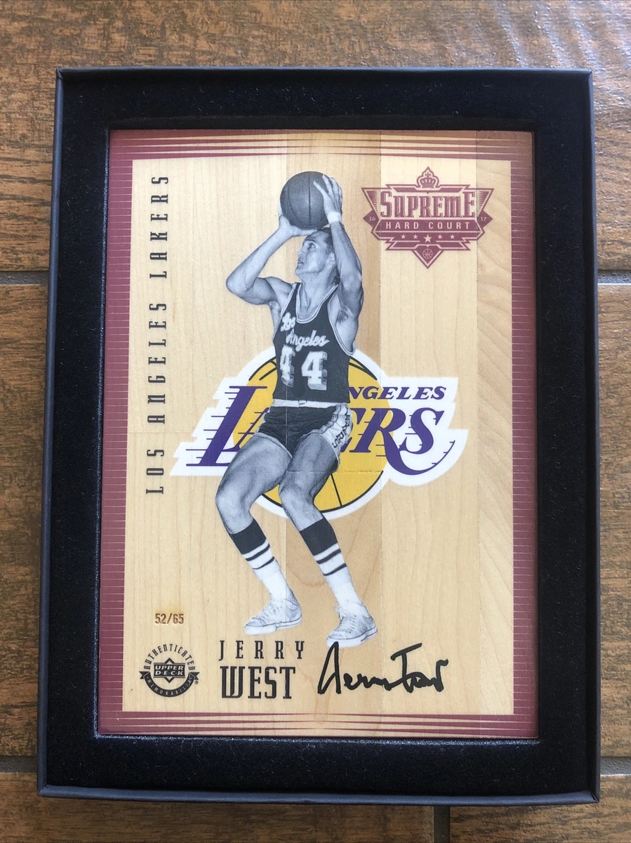 Upper Deck Jerry West Basketball Autographed Sports Trading Cards