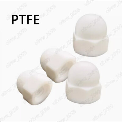 PTFE Plastic Hex Cap Nuts Hex Acorn Nuts M3 M4 M5 M6 M8 M10 M12 M14 M16 M18-M30
