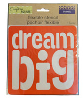 Crafter's Square Flexible Stencil, Dream
