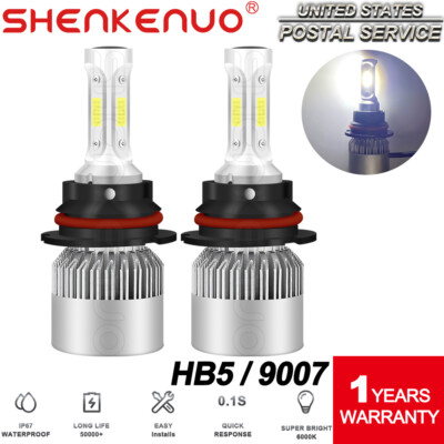 for MITSUBISHI Montero Sport 2000-2004 LED Headlight Kit 9007 HB5 White 6k Hi/Lo