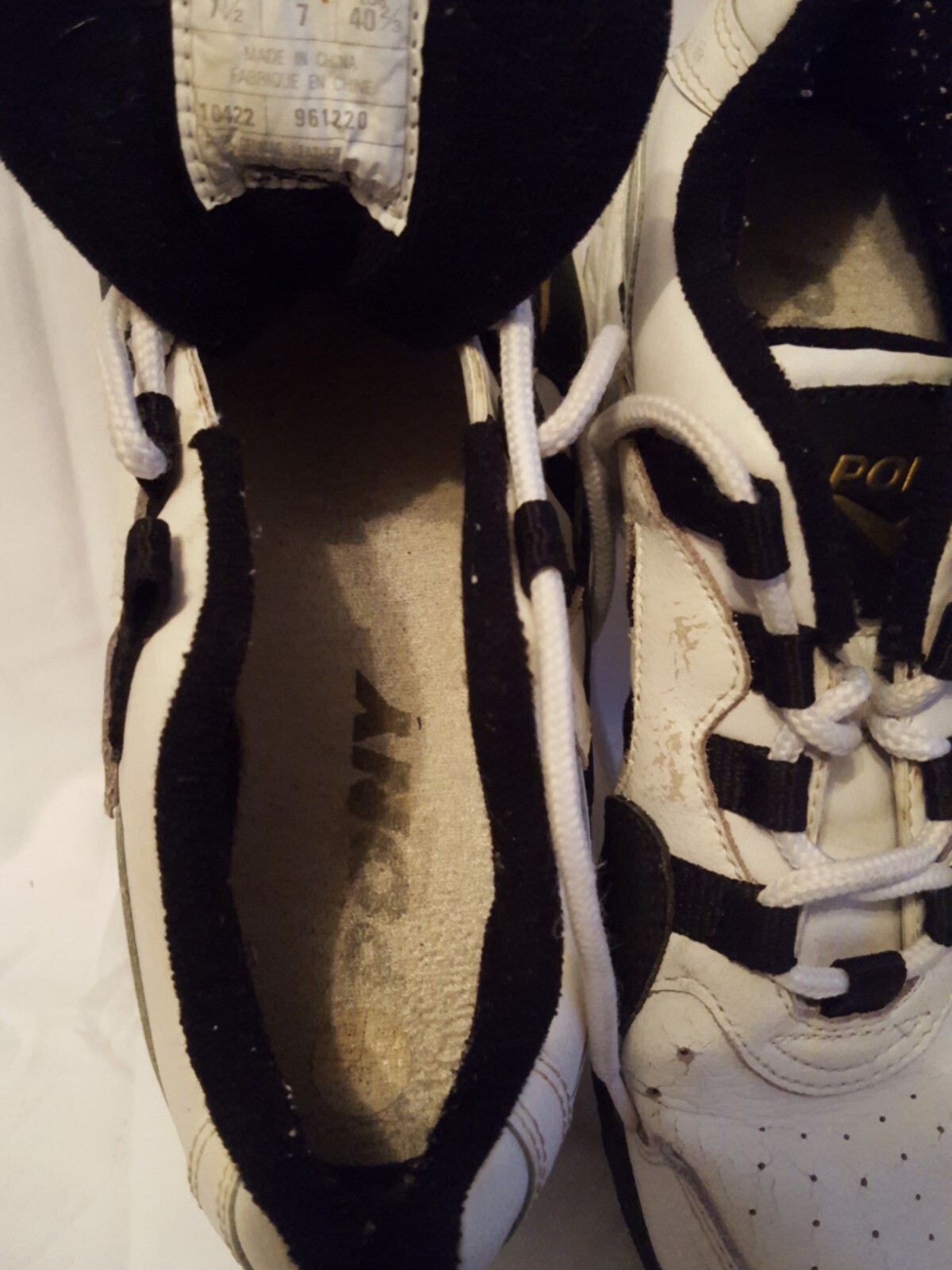 Scarpe da ginnastica uomo vintage Pony Regale XT taglia 7 5 pelle