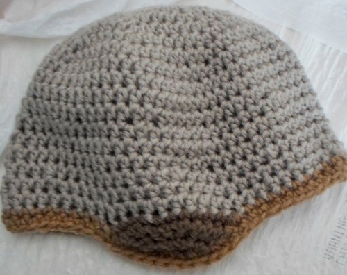 NEW GRAY AND BROWN KNIT CAP | eBay