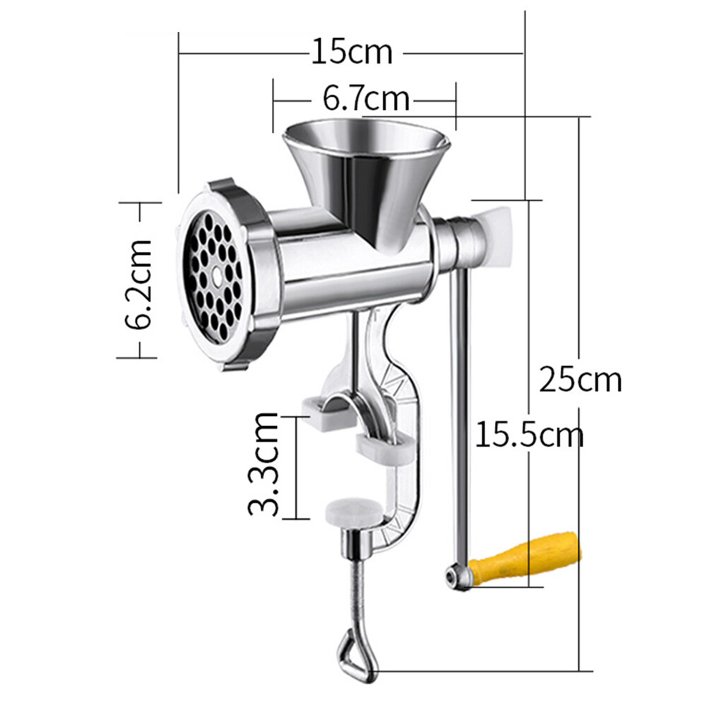 Manual Meat Grinder Hand Cranked Meat Mincer Convenient Useful for Home