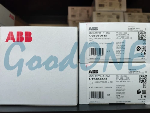 1PC New ABB Contactor AF26- 30-00-13 Coil 100-250V DC AC