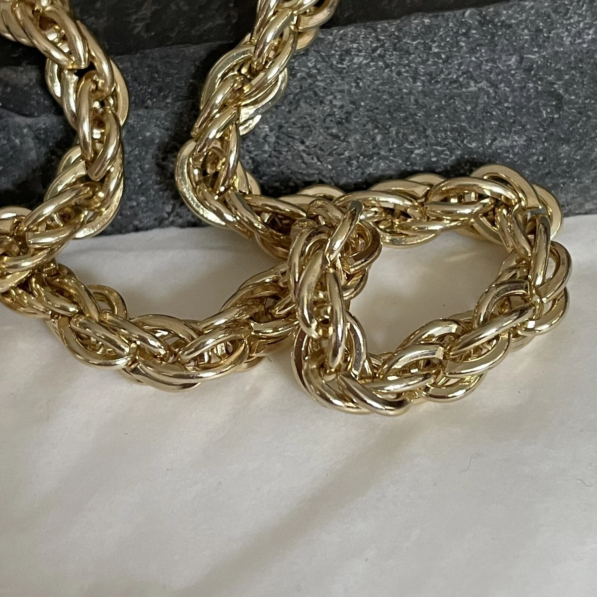 Gold rope shop chain costume jewelry