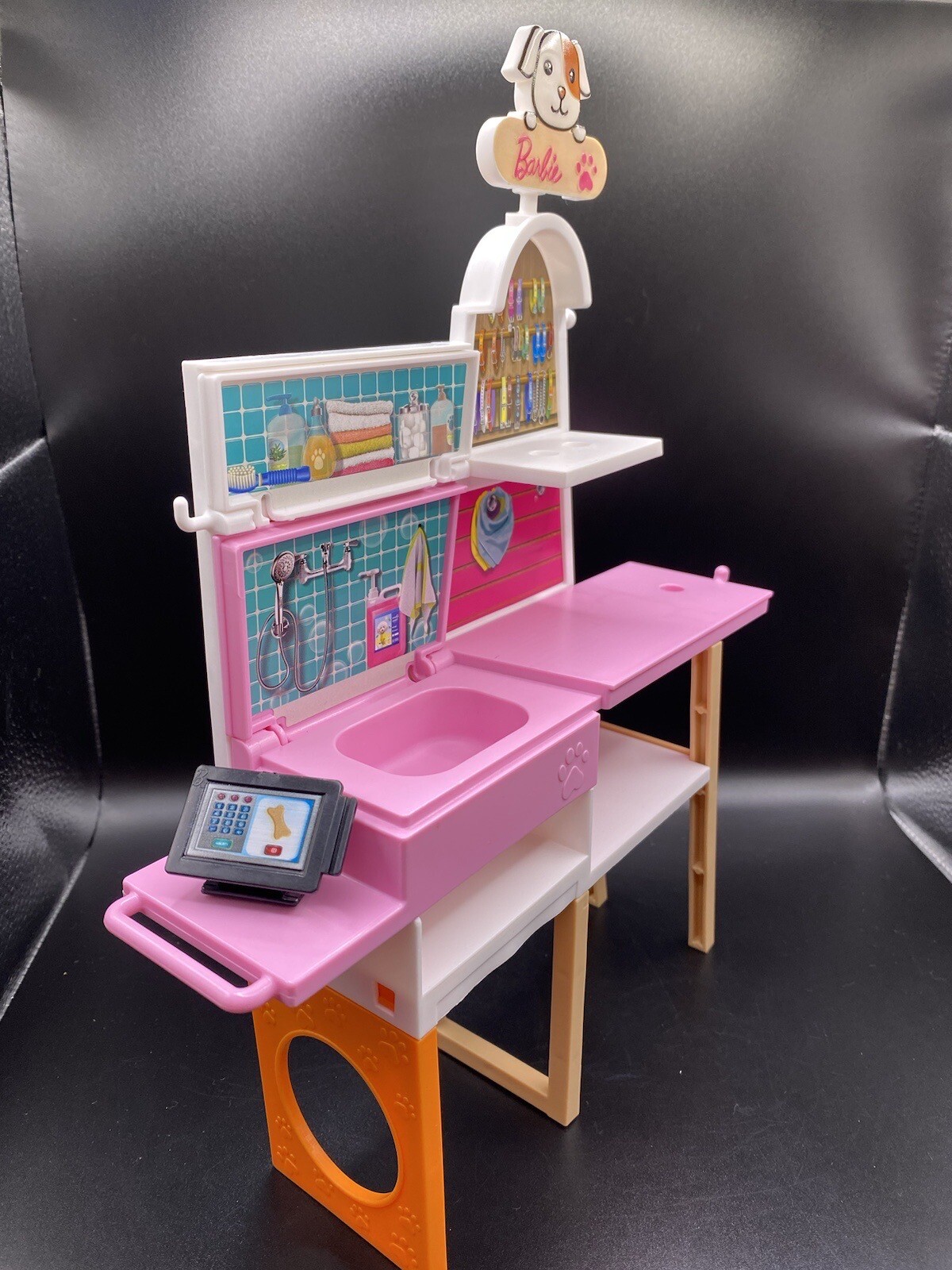 BARBIE Doll Furniture VET Hospital Doctor Table PET Shelf Stand Rack ...