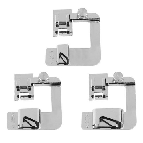3x/Set Domestic Sewing Machine Foot Presser Rolled Hem Feet For Brother Singer S - Picture 11 of 12