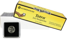 2x2 Snaplocks Coin Holders for Nickels  5 Gold 21mm Size Pack of 25 Guardhouse