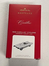 2021 Hallmark 1959 Cadillac Cyclone Ornament New In Box 2021 Hallmark 1959 Cadillac Cyclone Ornament New In Box