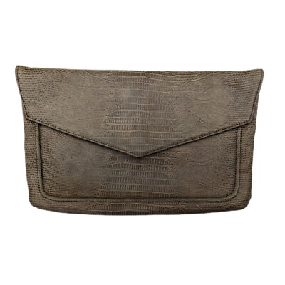 Vintage Bally Clutch hellbraun nude Tasche Etui Leder Style passend zu Reptil 