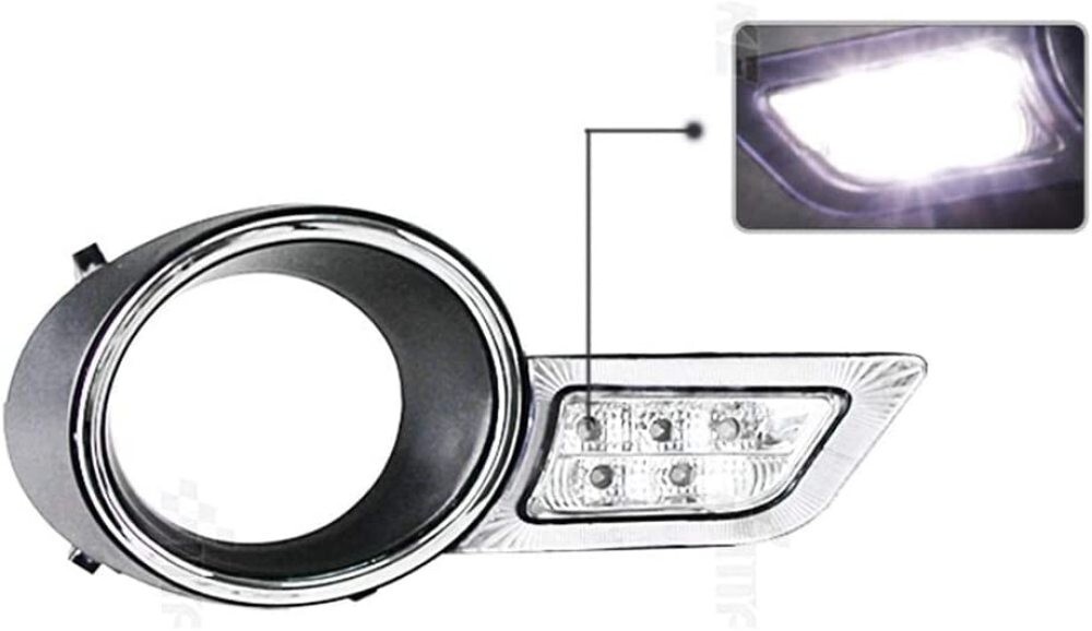 LED DRL Light for Toyota Highlander 20092011 Fog Lamp Decorative Car