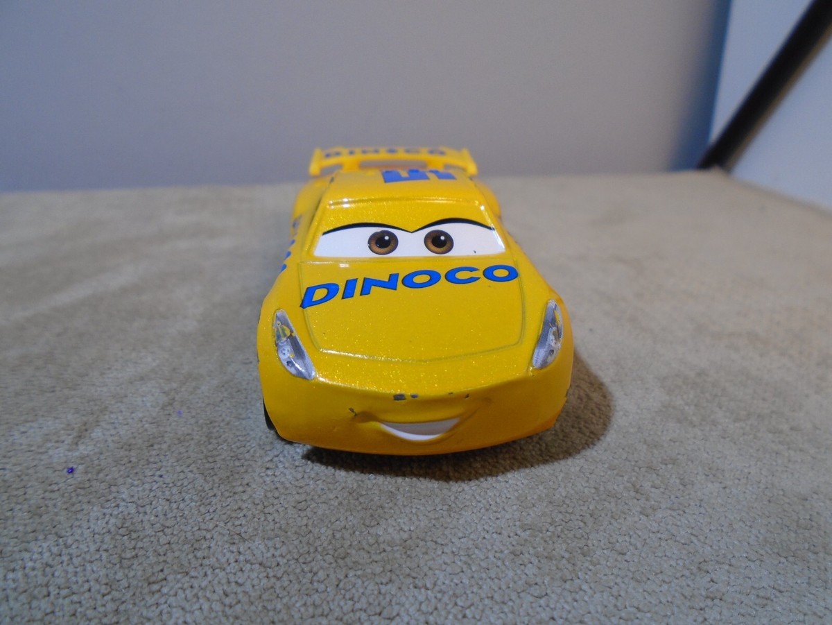 DISNEY PIXAR CARS DINOCO CRUZ RAMIREZ #51 YELLOW DIECAST CAR