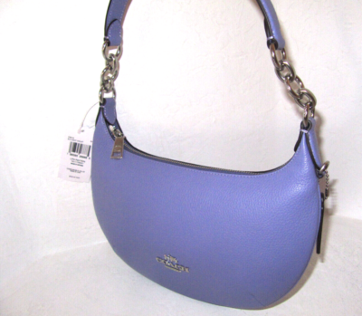 COACH コーチ ペイトン ホーボー ペブルレザー ミニ 極美品 CE619 Coach CE619 Payton Hobo Shoulder bag Pebble Leather Black And