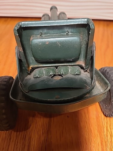 Vintage Military Triple Canon Trailer Ammunition Box - Picture 14 of 14