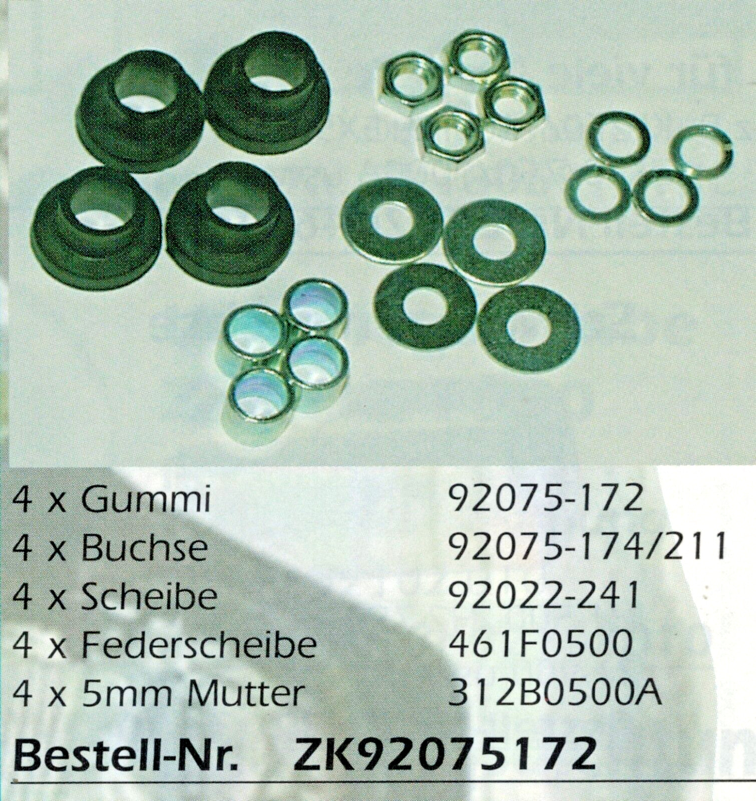 Kit silentbloc de fixation compteurs Kawasaki 900 Z1 pour balades vintage