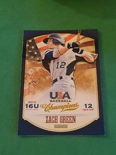 2013 Zach Green Panini USA Baseball Champions #96