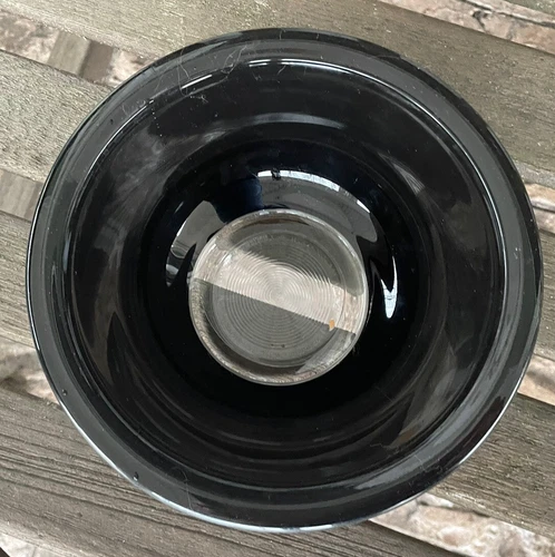 Vintage Corning/Pyrex Black Clear Bottom 1 QT/1L Mixing Bowl #322