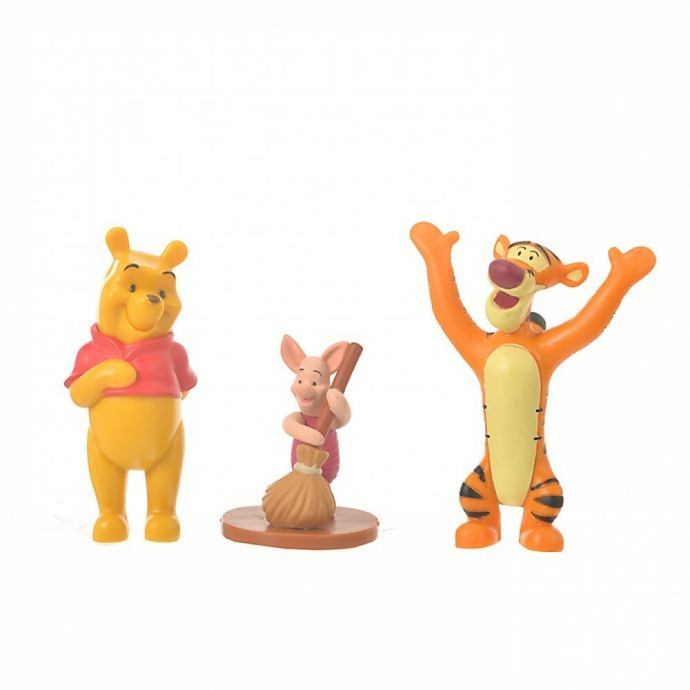 Pooh & Friends Figure Set Winnie the Pooh Disney Store Japan New