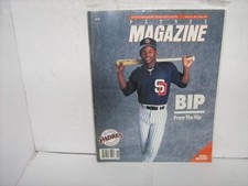 SAN DIEGO PADRES MAGAZINE MAY 1991 - BIP ROBERTS * BIP FROM THE HIP