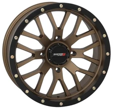 System 3 ST-3 18x7 ATV/UTV Wheel - Bronze (4/156) 4+3 [18S3-1256]