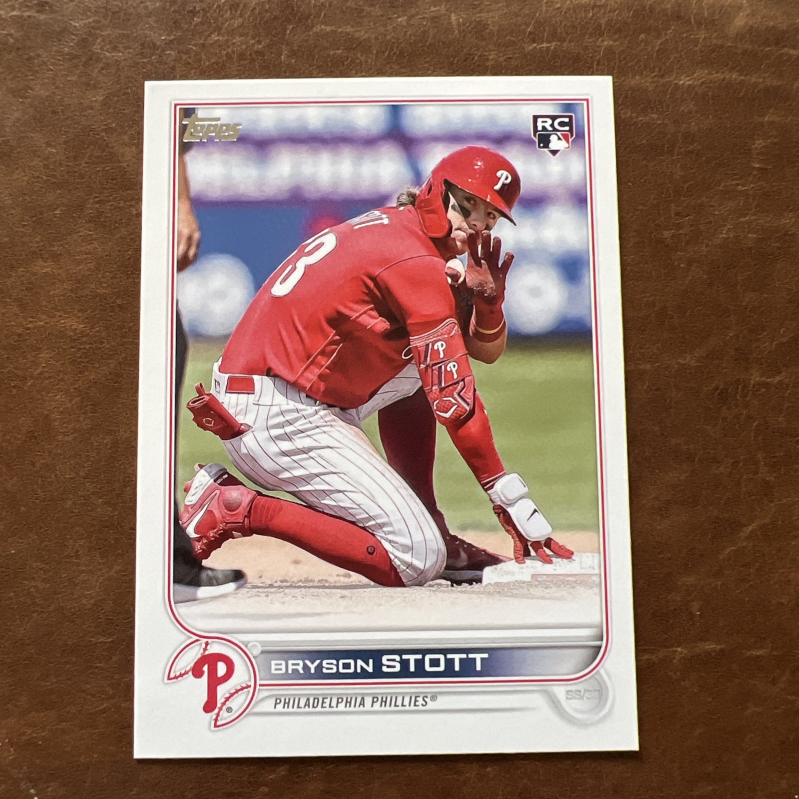 2022 Topps Update Bryson Stott IMAGE VARIATION RC #US224 SP PHILLIES 