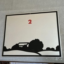 TINO STEFANONI: SERIGRAFIA SU METALLO “IL PAESAGGIO”-TIRATURA DI 70 ESEMPLARI