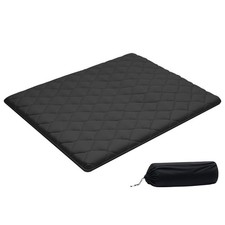 VEVOR Japanese Tatami Mat Queen Foldable Futon Mattress with Storage Bag Black