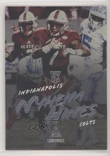 2018 Panini Luminance Rookie Nyheim Hines #176 6h5