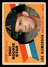 1960 Topps #137 Lou Klimchock - VG-VGEX *TedsCardShack*